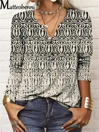 Camiseta Otoñal para Mujer