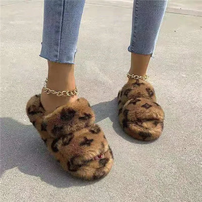 Sandalias de pelo para mujer