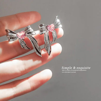 Pendientes Sweet Pink Metal