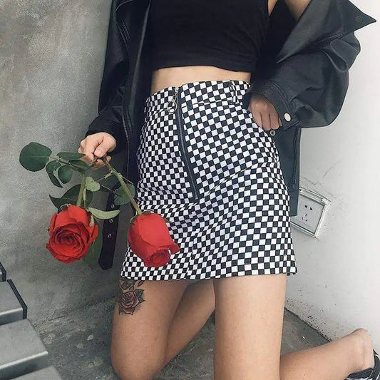 Checkerboard Skirt