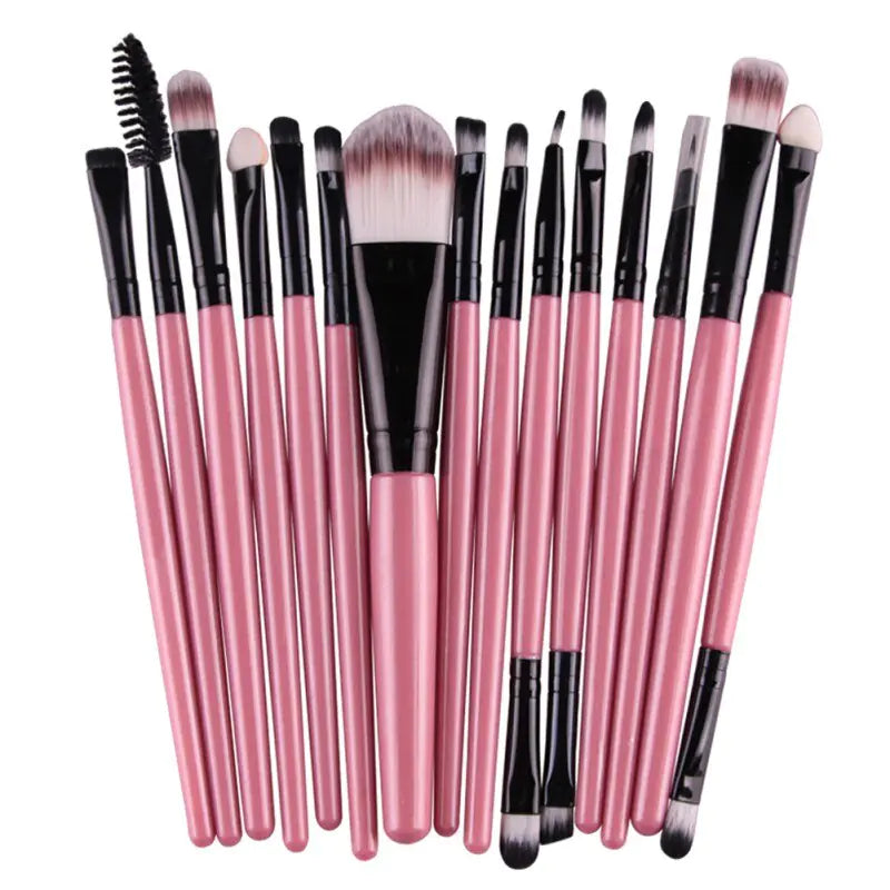 Kit 15PCS Brochas de Maquillaje