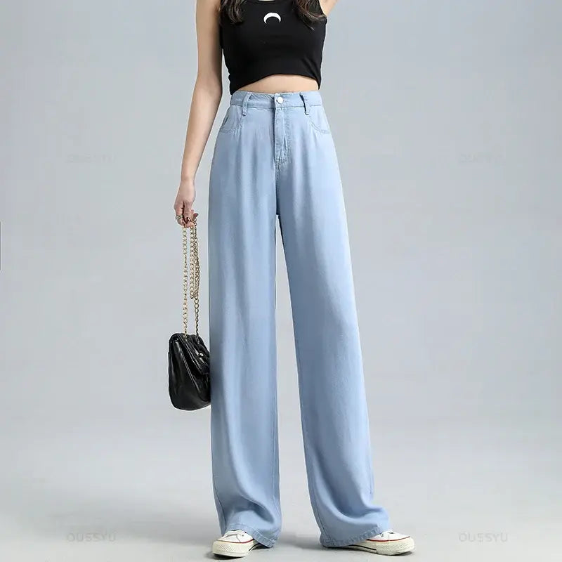 Women's Baggy Wide Leg Denim Pants