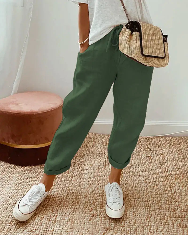 Pantalones estilo jogger para mujer