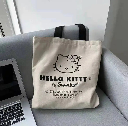 Hello Kitty Beige Tote Bag