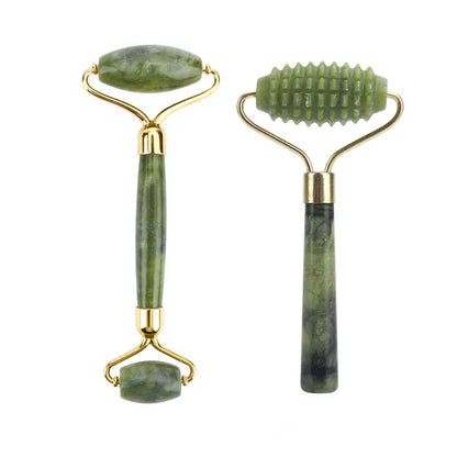 Kit Rodillo de Jade - Gua Sha