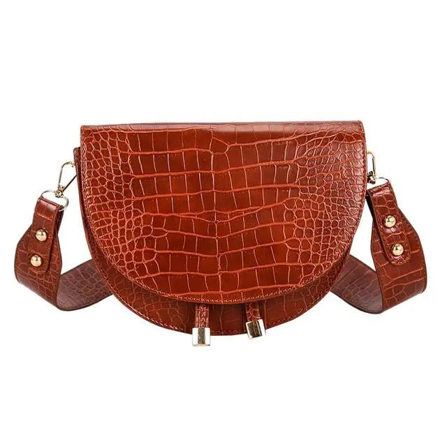 Women's Semicircular Shoulder Bag