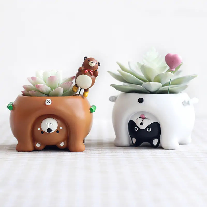 Cartoon Animal Planters