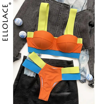 Colors Bikini Summer Swimsuit