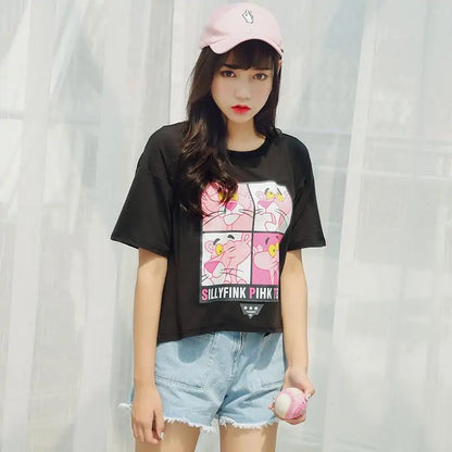 Pink Panther Crop Top