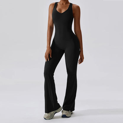 Sexy Back V Jumpsuit Gym