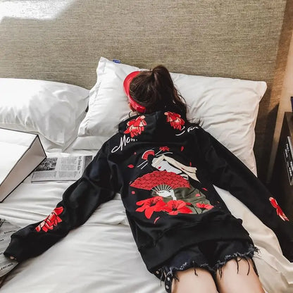 Geisha Anime Hoodie