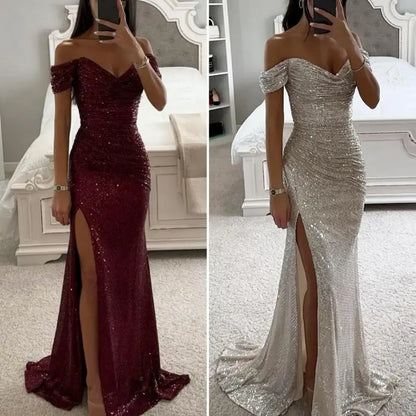 Vestido Elegante con Lentejuelas