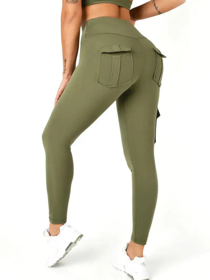 Pantalones cargo elásticos para mujer