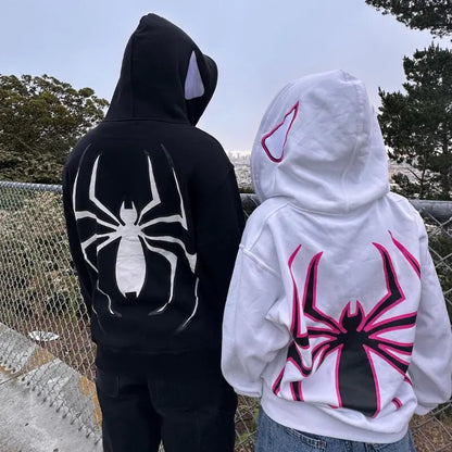 Spider Punk Hoodie Sweatshirt