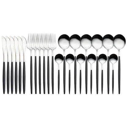 Set de 24 PCS cubiertos para cocina