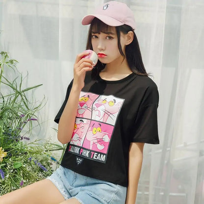 Pink Panther Crop Top