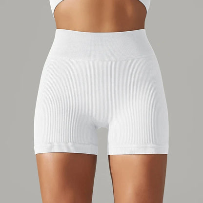 High Waist Seamless Yoga Gym Shorts