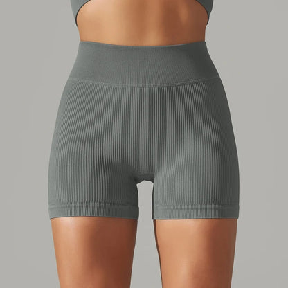 High Waist Seamless Yoga Gym Shorts