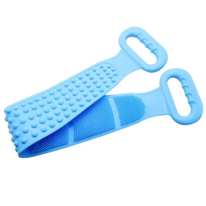 Silicone Exfoliating Bath Shower Body Brush Scrub Belt (28'')