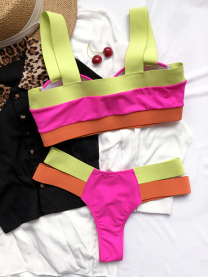 Colors Bikini Summer Swimsuit