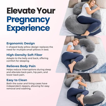 Ultimate Comfort C-Shaped Pregnancy Body Pillow