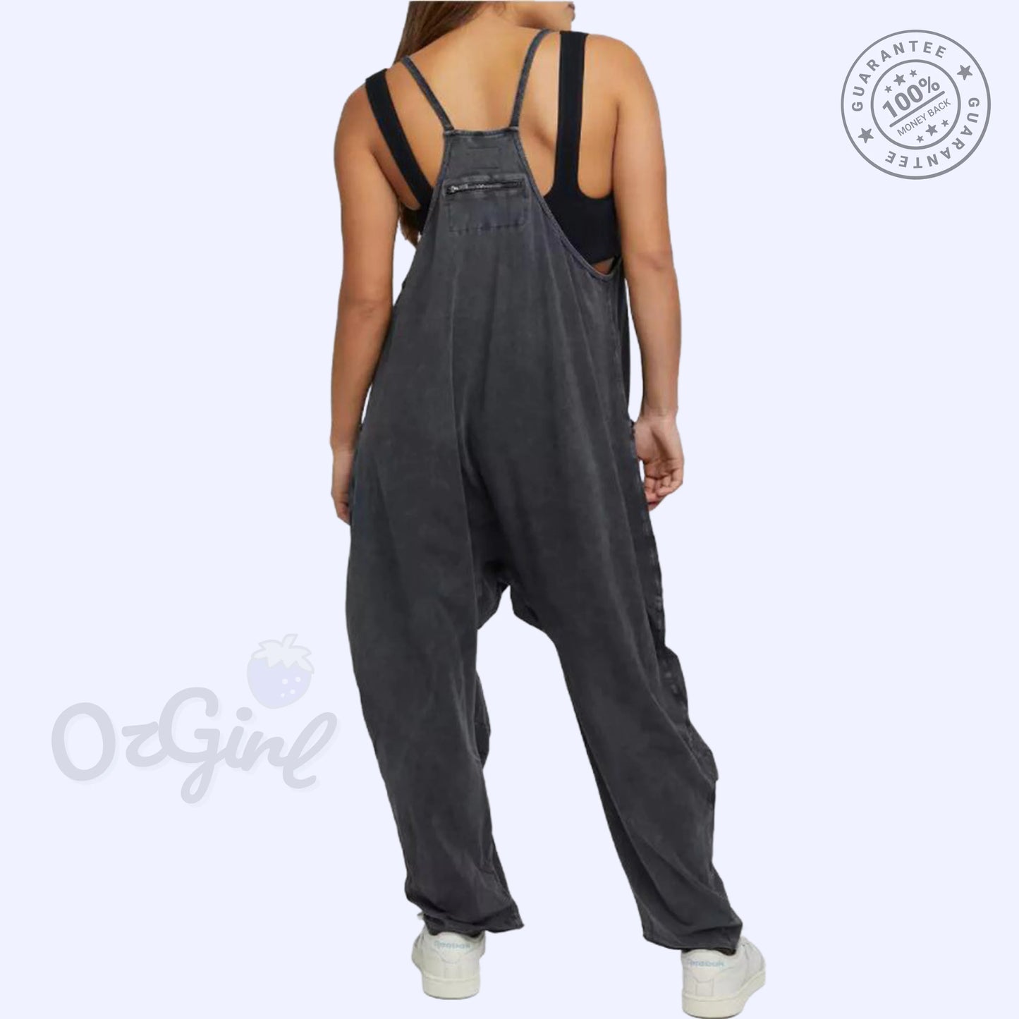 Sleeveless Overall Jumpsuit