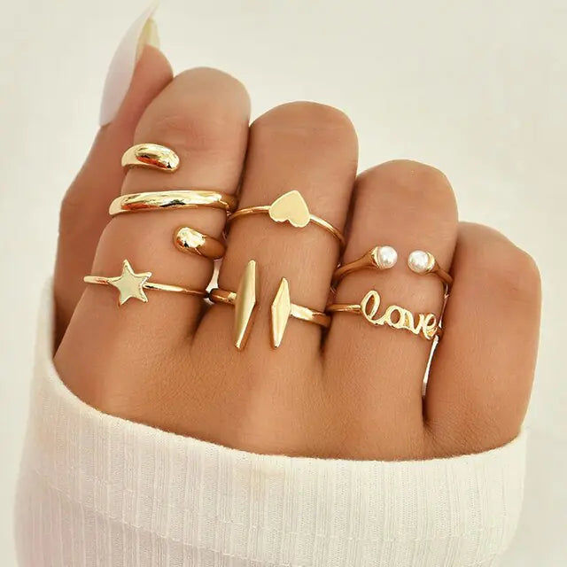 Set de Anillos Boho