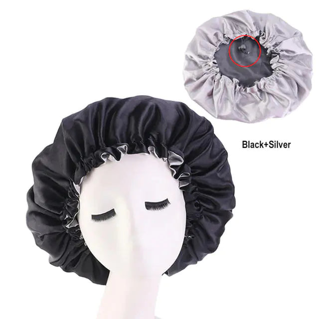 Gorro satinado para cuidado del cabello