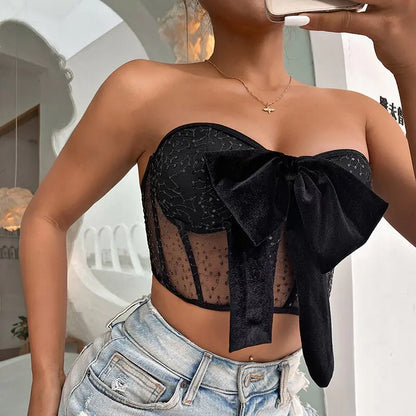 Corset Top Transparente Waist Trainer