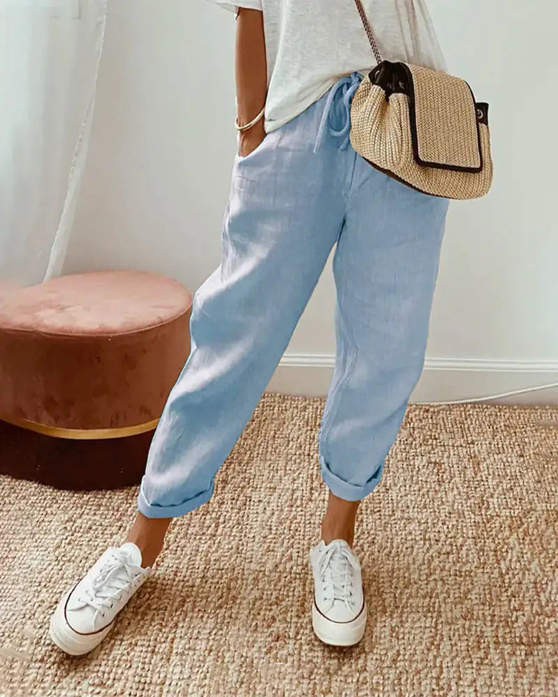 Pantalones estilo jogger para mujer