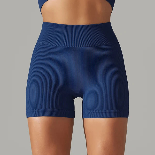 High Waist Seamless Yoga Gym Shorts